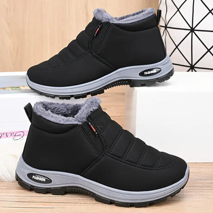 Women'S Thickened Fleece Shoes And Boots for Casual Wear. HEBDO