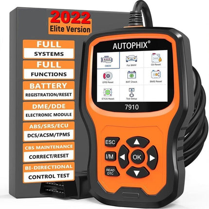 Outil de diagnostic système complet 7910 Autophix BMW Read Scan de panne OBDII HEBDO STORE