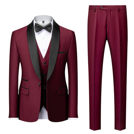 Business Casual Suits Men's Wedding Groom Dresses Pavilion Slim Fit HEBDO STORE