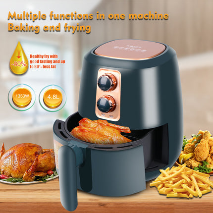 Intelligent Oil-free Household 4.8L Large Capacity Air Fryer HEBDO STORE