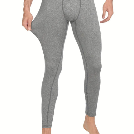 2-Pack ARUNOW Men'S Thermal Fleece-Lined Leggings HEBDO