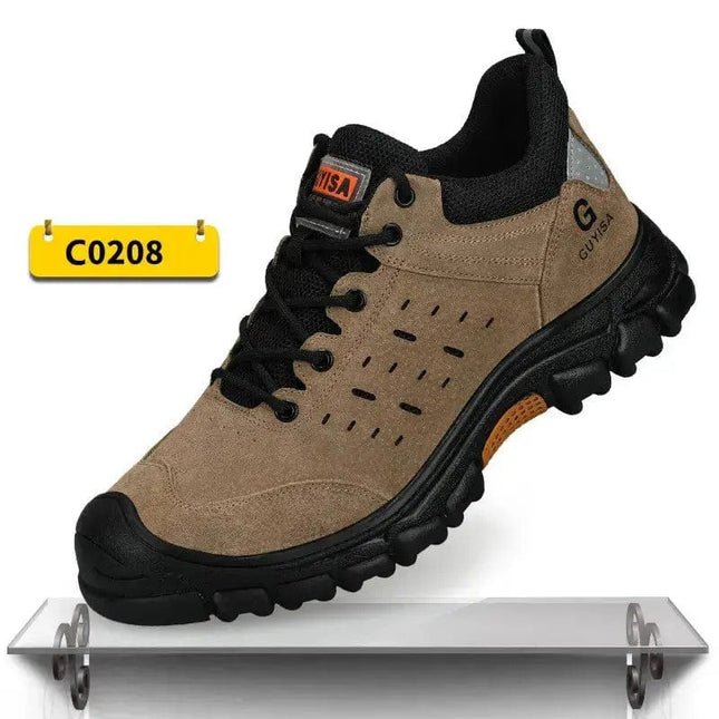 working shoes with iron anti spark suede boots anti smashing indestructible shoes men anti puncture safety shoes man for work - Premium  from FRANTZDOL STORE  - Just $40.39! Shop now at FRANTZDOL STORE 