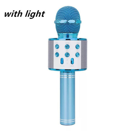 Microphone sans fil Portable Bluetooth Mini Accueil Ktv Pour Jouer de La Musique Chant Haut-Parleur Lecteur HEBDO STORE