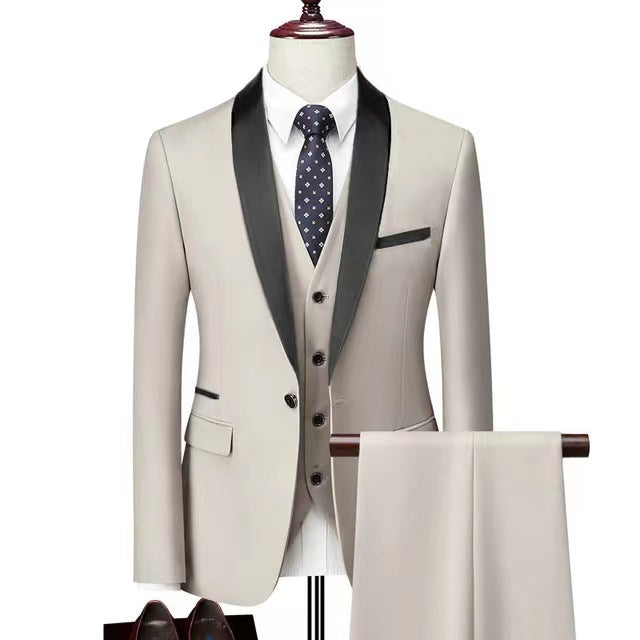 Men 3 Pieces Suit Set Men Wedding Suits Groom Tuxedos HEBDO STORE