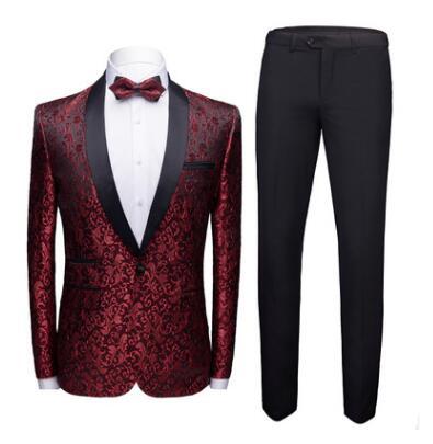 Men\'s suit suits men wedding Dress Suit Set HEBDO STORE