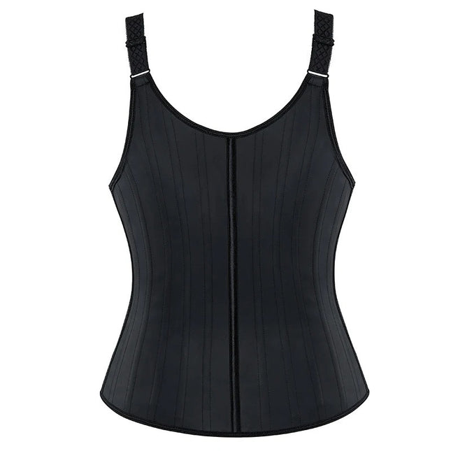 Glossy 25 Steel Rib Rubber Body Shaping Vest HEBDO STORE