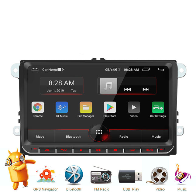 Car White Variable Case MP5 Android GPS Navigation Player HEBDO STORE