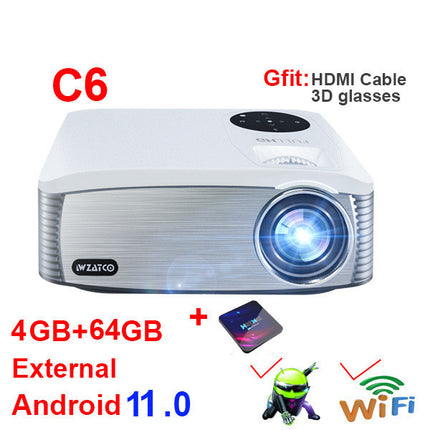 New Smart Android Electronic School Shape HD 1080P 4K Projector HEBDO STORE