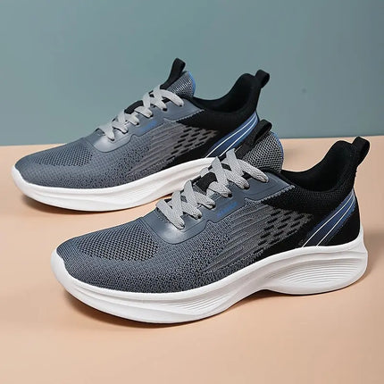 Men's Cushioned Running Shoes, Non-slip Comfortable Breathable Lightweight Knit Sports Sneakers - Premium  from FRANTZDOL STORE  - Just $50! Shop now at FRANTZDOL STORE 