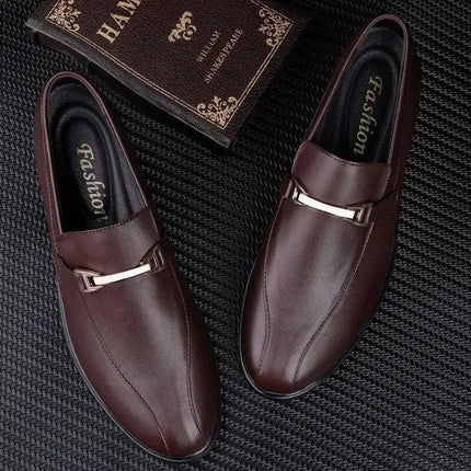 High Quality Comfy Genuine Leather Business Shoes Leather Loafers Mens Casual Shoes Luxury Brand Mens Office Formal Dress Shoes - Premium  from FRANTZDOL STORE  - Just $65! Shop now at FRANTZDOL STORE 