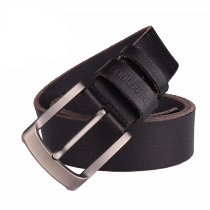 High-end First Layer Cowhide Belt Leather Pin Buckle Belt Pants Belt Men HEBDO STORE