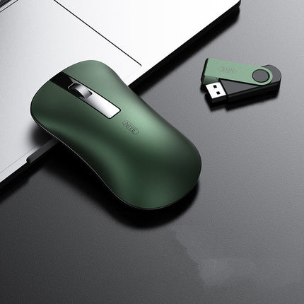 Aluminum Alloy Bluetooth Wireless Mouse Dual Mode 2.4G HEBDO STORE