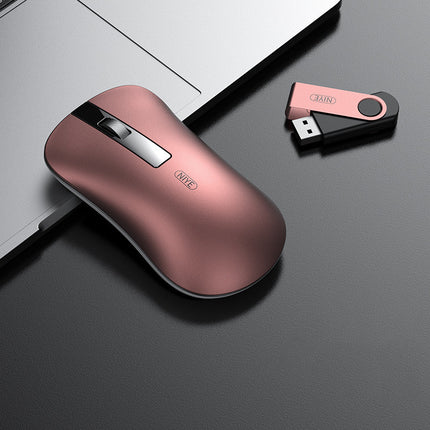 Aluminum Alloy Bluetooth Wireless Mouse Dual Mode 2.4G HEBDO STORE