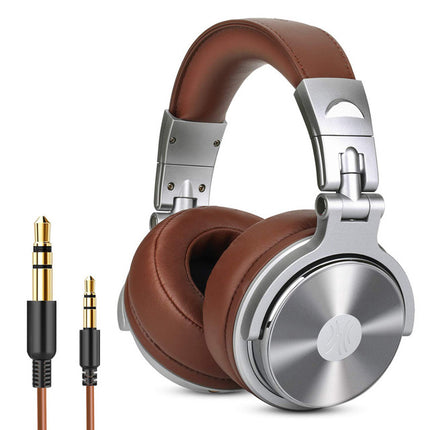 Headphones With Head Mounted Wired Sound Card Monitor HEBDO STORE