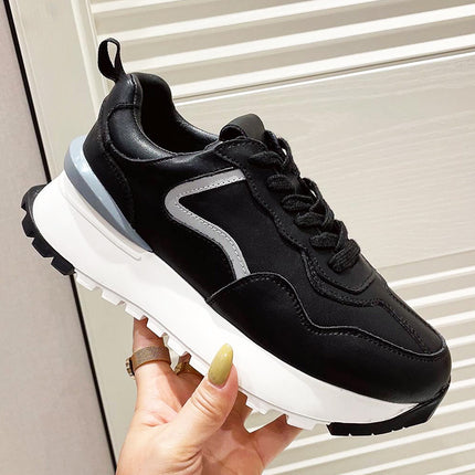 New Style Mesh Breathable Casual Sports Shoes Korean Style Trendy Shoes White Shoes Women HEBDO STORE