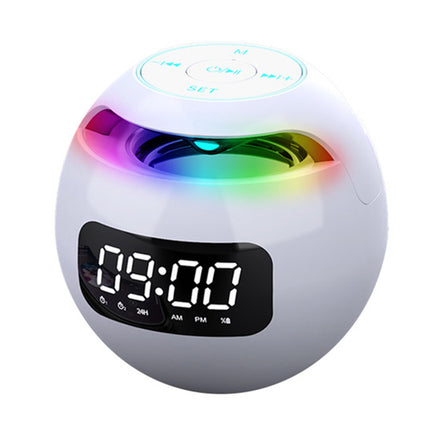 New Portable Wireless Alarm Clock Bluetooth Speaker HEBDO STORE