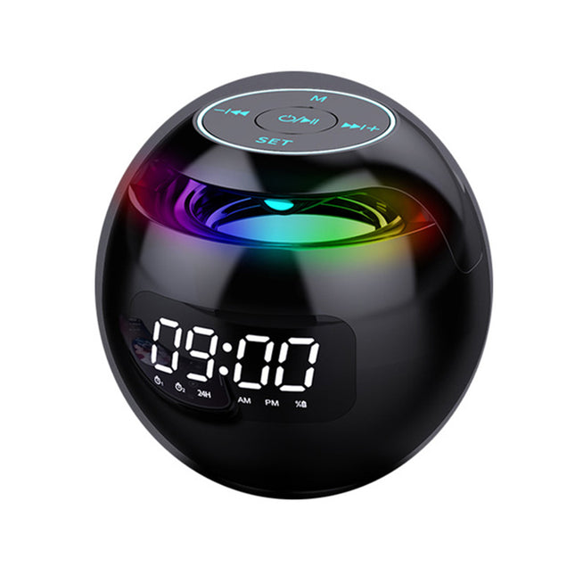 New Portable Wireless Alarm Clock Bluetooth Speaker HEBDO STORE