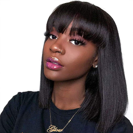 Unice Hair Full Machine Human Hair Wigs For Black Women HEBDO STORE