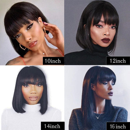 Unice Hair Full Machine Human Hair Wigs For Black Women HEBDO STORE