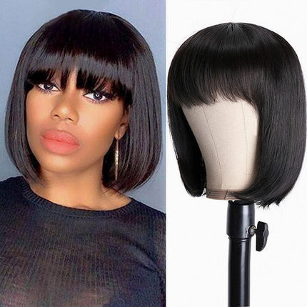 Unice Hair Full Machine Human Hair Wigs For Black Women HEBDO STORE