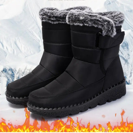 Women's Winter Fleece Snow Boots HEBDO