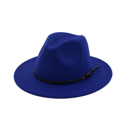 Automne et Hiver Laine Chapeau De Fedora De Mode Femme En Laine chapeau haut-de-forme Noir Chapeau Rouge Fedora Hommes L'église Panama Sombrero Chapeau HEBDO STORE