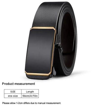 Men Belts Automatic Buckle Belt PU Leather High Quality For Men Leather Strap Casual For Jeans - Premium  from FRANTZDOL STORE  - Just $19.99! Shop now at FRANTZDOL STORE 