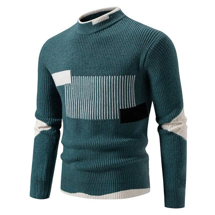 Men's Fashion Trend Multicolor Woven Cotton Velvet Sweater FRANTZDOL STORE