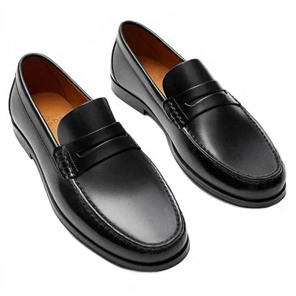 Vintage Top Layer Genuine Leather Slip on Loafers Breathable Moccasins Driving Design Casual Cowhide Shoes for Men - Premium  from FRANTZDOL STORE  - Just $100! Shop now at FRANTZDOL STORE 