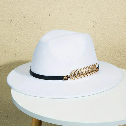 Wide-brimmed Hat For Men, Creative Men's Solid Color Charm Hat, Men's Hat - Premium  from FRANTZDOL STORE  - Just $32! Shop now at FRANTZDOL STORE 