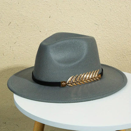 Wide-brimmed Hat For Men, Creative Men's Solid Color Charm Hat, Men's Hat - Premium  from FRANTZDOL STORE  - Just $30! Shop now at FRANTZDOL STORE 