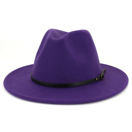 Automne et Hiver Laine Chapeau De Fedora De Mode Femme En Laine chapeau haut-de-forme Noir Chapeau Rouge Fedora Hommes L'église Panama Sombrero Chapeau HEBDO STORE