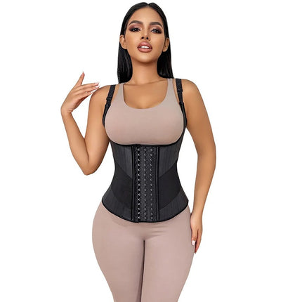 Glossy 25 Steel Rib Rubber Body Shaping Vest HEBDO STORE