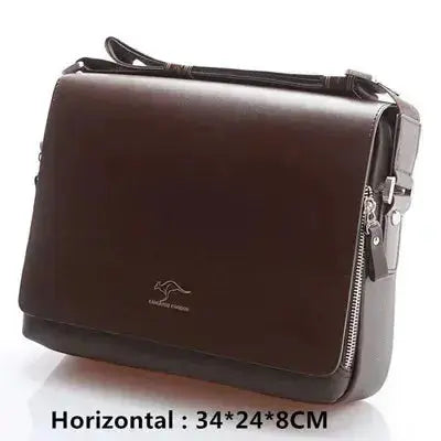 New Arrived Luxury Brand Men's Messenger Bag Vintage PU Leather Shoulder Bag Handsome Crossbody Handbags Free Shipping - Premium  from FRANTZDOL STORE  - Just $11.89! Shop now at FRANTZDOL STORE 