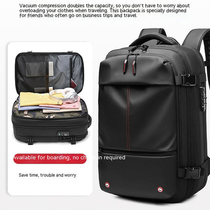 Travel Backpack Men's Business Multifunction Computer Bag Vacuum Compression Large-capacity Backpack HEBDO STORE