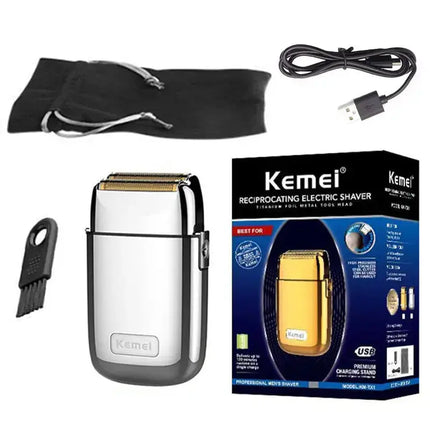 Original Kemei Rechargeable Powerful Electric Shaver Men Hair Beard Electric Razor Bald Head Shaving Machine Finishing Fades Set - Premium  from FRANTZDOL STORE  - Just $59.99! Shop now at FRANTZDOL STORE 