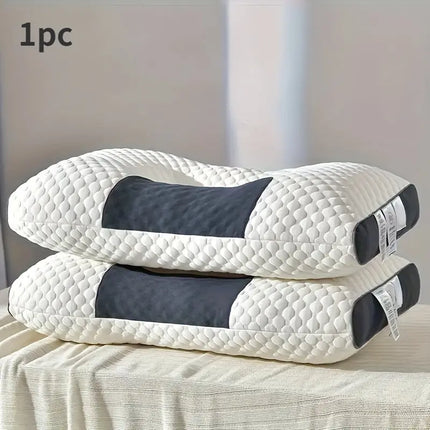 1pc Neck Protection Support Pillow, Cervical Bed Pillow for Side Back Sleeper with Sleep Protection HEBDO