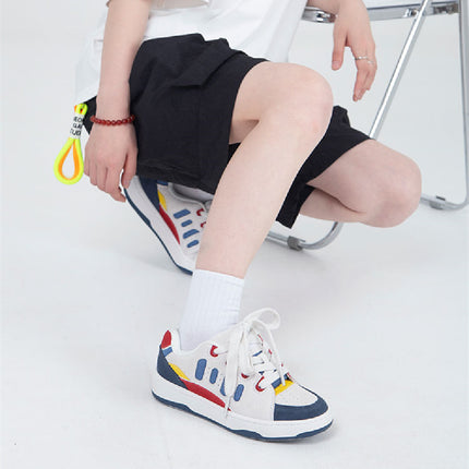 Color Blocking Splicing Skateboard Shoes HEBDO STORE