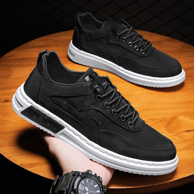 Spring New Breathable Canvas Shoes Men's Trendy All-matching Casual Sports Non-slip Wear-resistant Sneakers HEBDO STORE