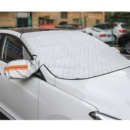 4 Layers Magnetic Car Windscreen Cover Winter Ice Frost Snow Protector Sunshade HEBDO STORE