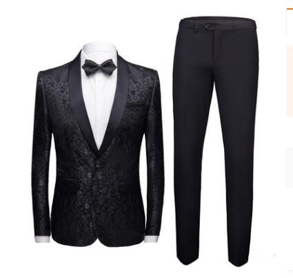 Men\'s suit suits men wedding Dress Suit Set HEBDO STORE