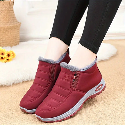 Women'S Thickened Fleece Shoes And Boots for Casual Wear. HEBDO