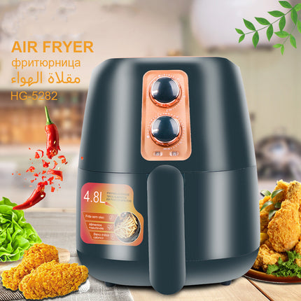 Intelligent Oil-free Household 4.8L Large Capacity Air Fryer HEBDO STORE