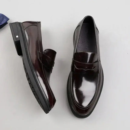 Italian Luxury Genuine Leather Men's Formal Shoes Handmade Quality Designer Comfortable 2023 Wedding Social Business Loafers Man - Premium  from FRANTZDOL STORE  - Just $135! Shop now at FRANTZDOL STORE 