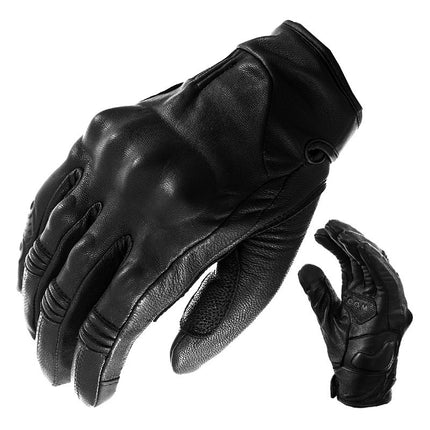 Motorcycle leather gloves HEBDO STORE