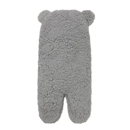 Lamb Plush Sleeping Bag Newborn Baby Swaddling Quilt - Image #3