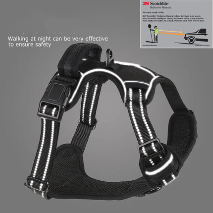 Dog Harness No Pull Breathable Reflective Pet Harness Vest HEBDO