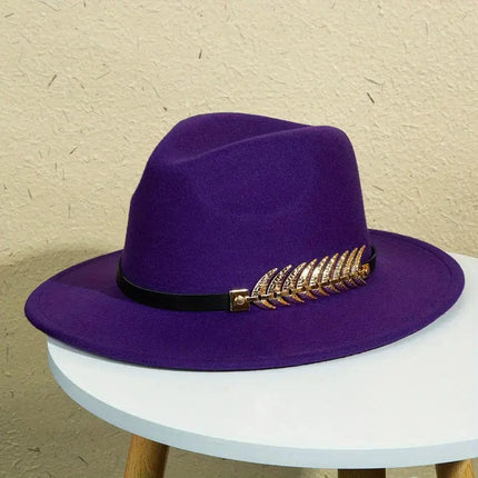 Wide-brimmed Hat For Men, Creative Men's Solid Color Charm Hat, Men's Hat - Premium  from FRANTZDOL STORE  - Just $32! Shop now at FRANTZDOL STORE 