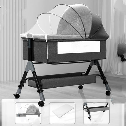 Baby Splicing Portable Multifunctional Mobile Folding Cradle Bed HEBDO STORE