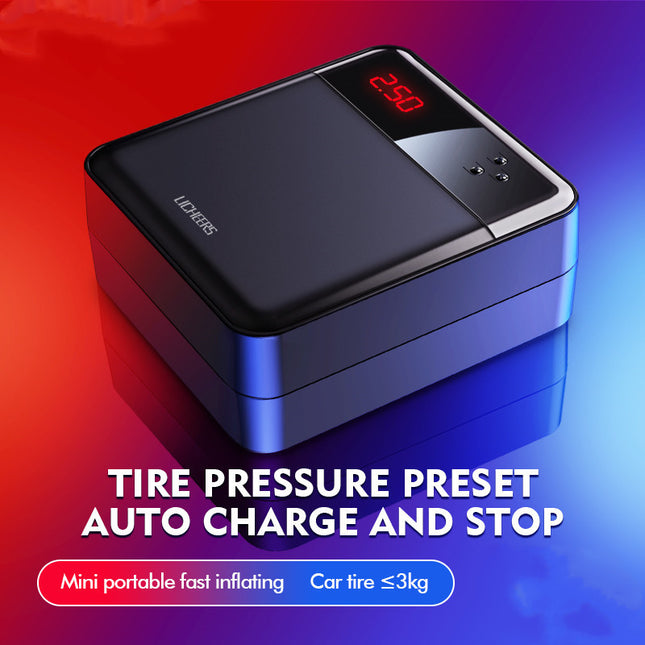 Car universal car portable intelligent air pump HEBDO STORE